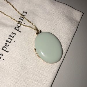 Gold Plated Enamel Locket